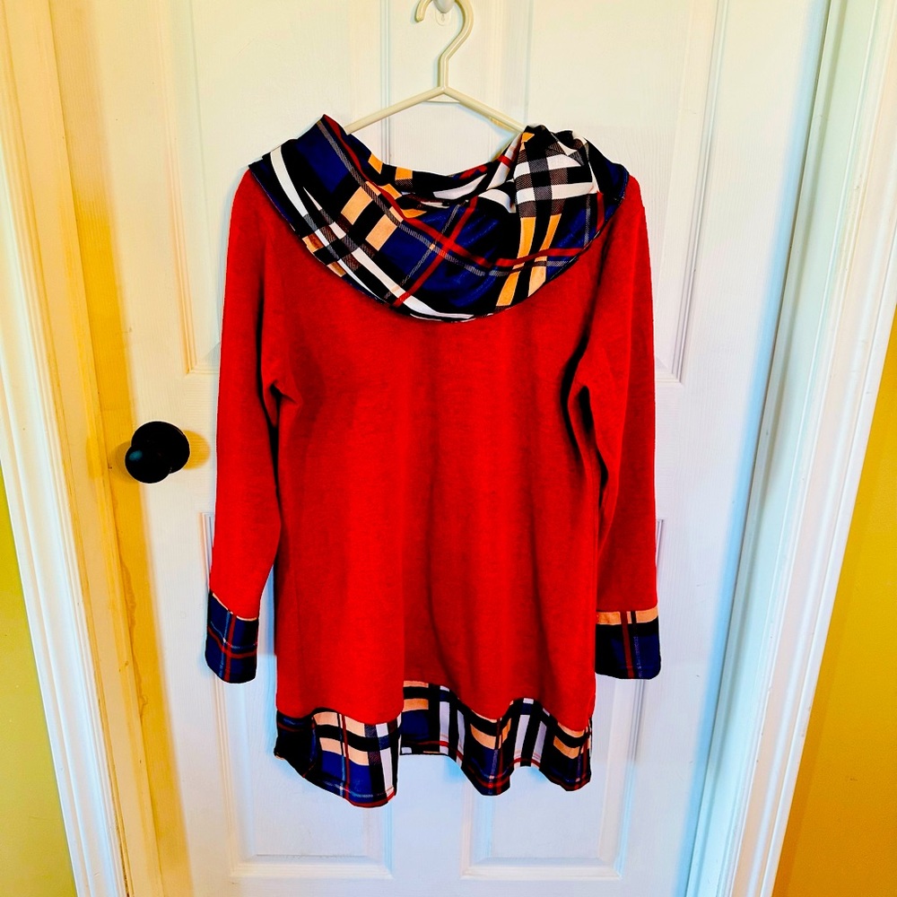 ❤️👗Long Sleeve Dress with Scoop Neck Collar👗❤️
